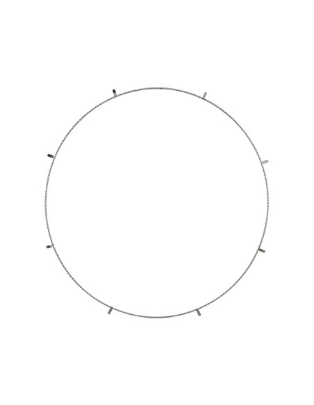 26 Lowrider Square Twisted Wheel Trim Chrome.